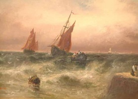 Ketches on Starboard Tack off Portel