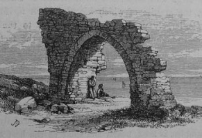 Grosnez Castle in 1862