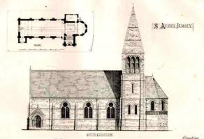 Plans produced for a new church in 1873
