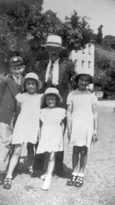 Louis Le Goupil with his children Albert (Bert), Lucille, Yvonne and May ...