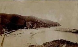 Another early photograph showing the pier intact