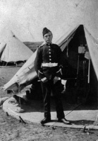 John Edward ('Jack') Marks at a Militia camp in 1908