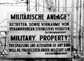 The harbour at St Helier was a prohibited area