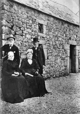 Capts Frederick Jean and John (J not P) Vibert with their wives, Eliza Sauvage (1839-1914) and Rachel Sauvage (1833- ).