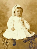 Oswald's son Russell as a baby. He became a surgeon