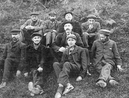 A group of men on an outing