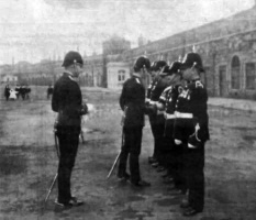 Medal presentation at Fort Regent in 1912