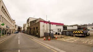 Bath Street in 2020 before demolition work started on the right as part of a major regeneration programme