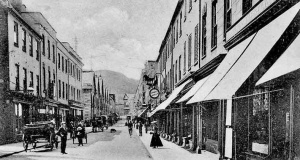 The street viewed from the Burrard Street junction