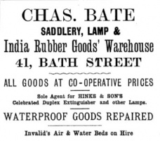 1887 advert from L'Almanach de la Gazette de Jersey