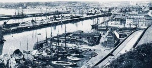 The English and French harbours and La Folie