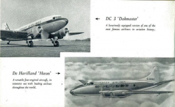 Jersey Airlines 1960 brochure