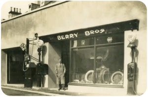Mr Berry outside his Beaumont premises