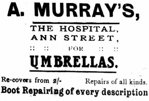 Murray’s umbrella repairs 1911