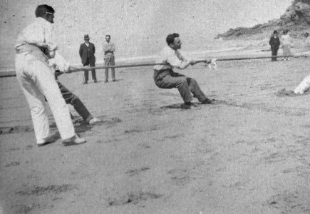 Tug of War at Greve de Lecq