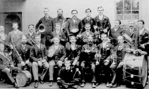 St Lawrence parish band in 1908