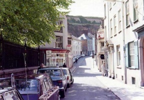 Harbour Cafe, fron Bond Street when on-street parking was allowed