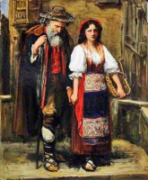 The blind beggar, Walter William Ouless