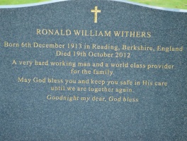 Withers - St John’s Church cemetery