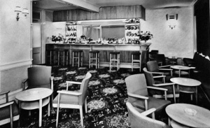 The bar in 1957