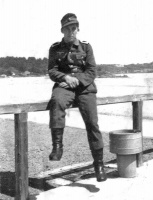 Engelbert Hoppe in St Brelade's Bay