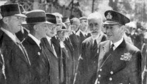 The King meets British Legion members