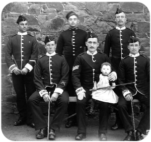 Northamptonshire Regiment military policemen